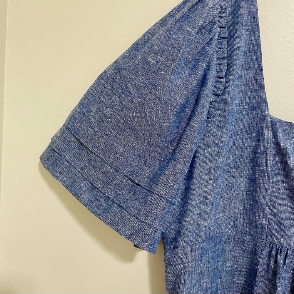 Draper James Chambray Babydoll Dress – Size XXL (Like New) - Picture 10 of 11